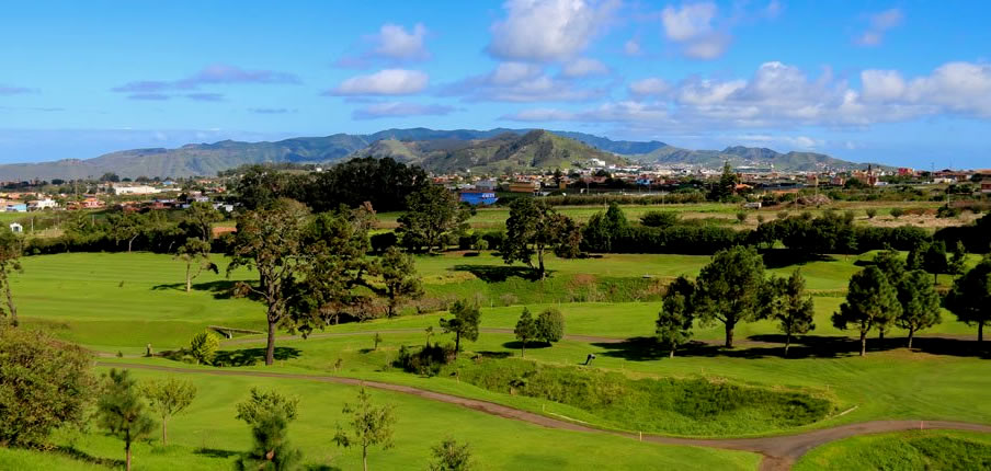 panoramic view real club de golf de tenerife